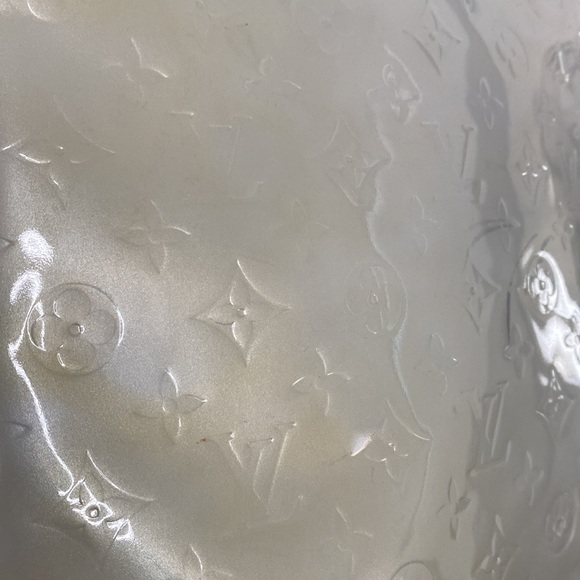 Authentic Louis Vuitton Houston Blue Green Patent Leather Vernis Tote Bag - Picture 4 of 16